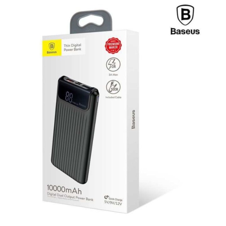 Pin Sạc Dự Phòng Baseus PPYZ-C01 Power Bank 10,000mAh  - Hàng Chính Hãng