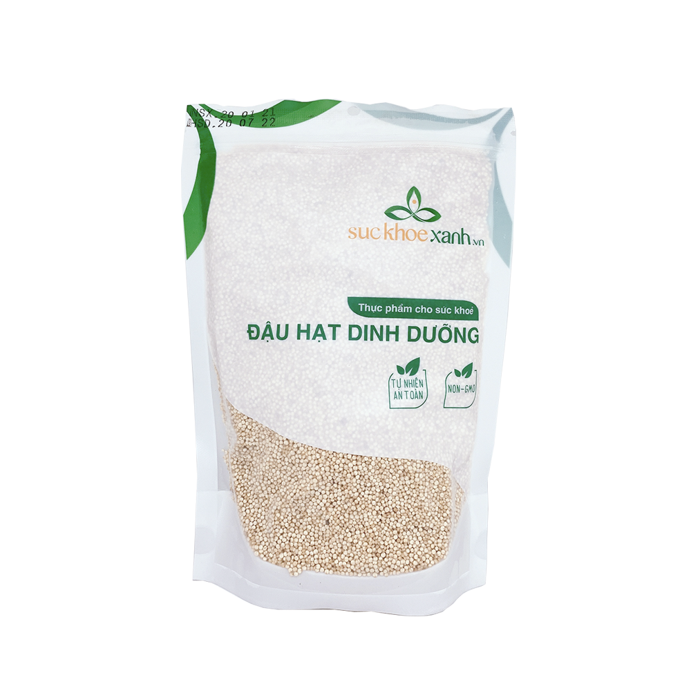 Hạt diêm mạch (quinoa) trắng Sức Khỏe Xanh - Nhập khẩu Peru Nam Mỹ chính hãng