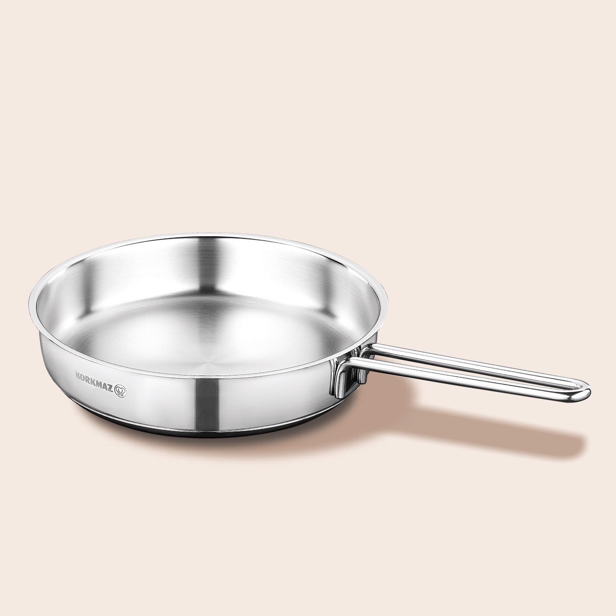 Chảo Inox Cao Cấp Đáy Từ 24 Cm Korkmaz Perla A1659