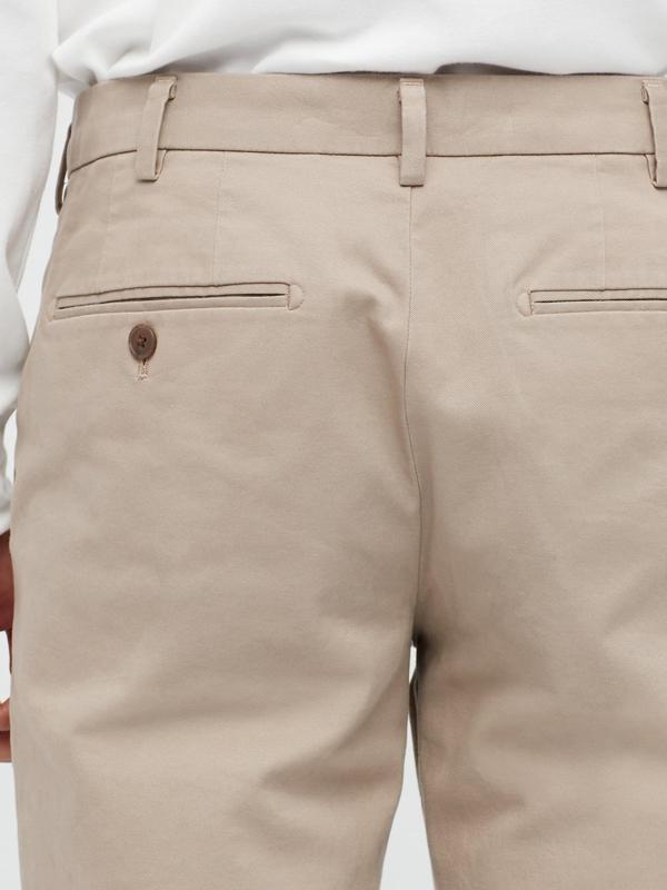 Quần Kaki Nam MEN Slim Fit Chino Flat Front Pants BEIGE - SIZE 29-30-32-34