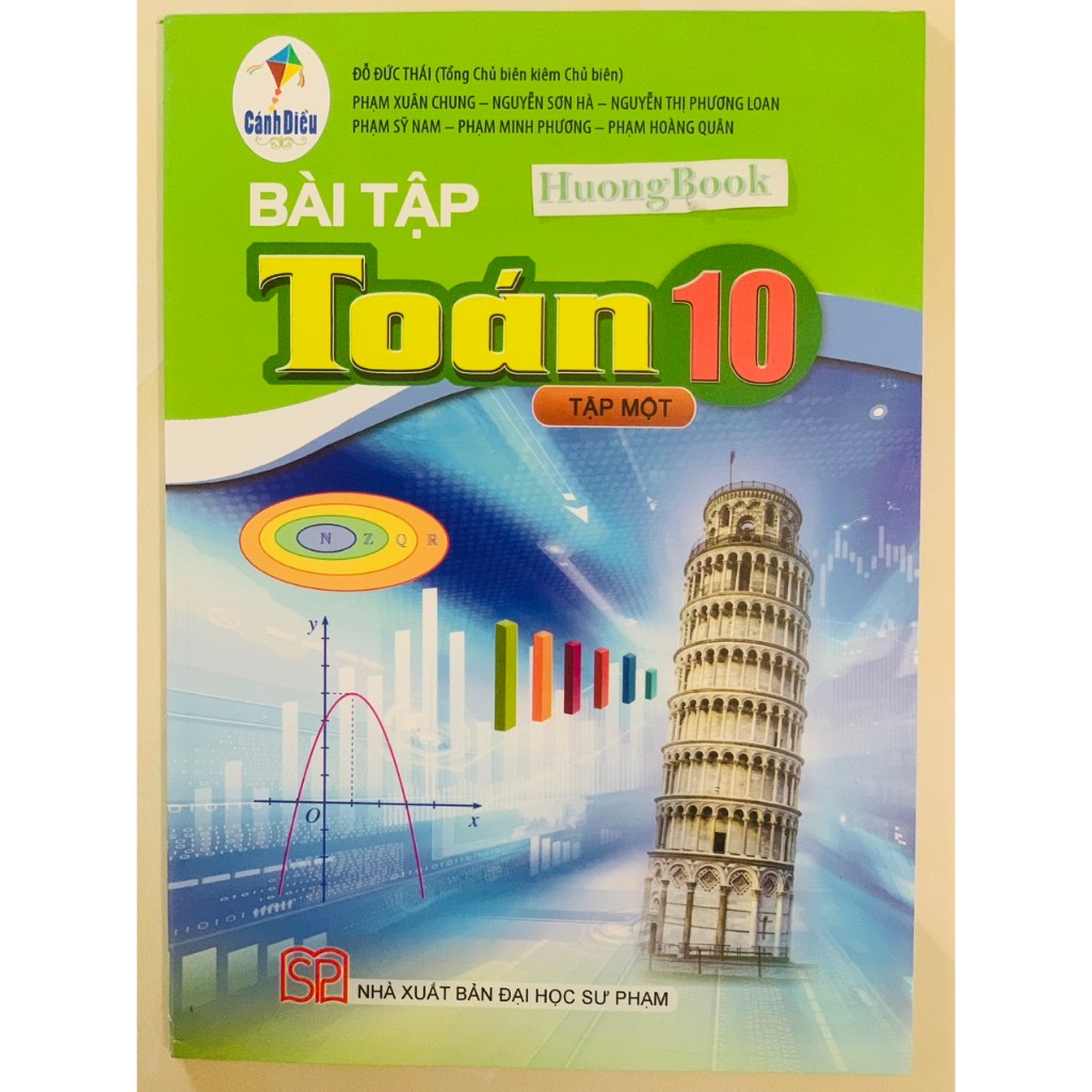 Sách - Combo Bài Tập Toán Lớp 10 Tập 1+2 - Bộ Cánh Diều