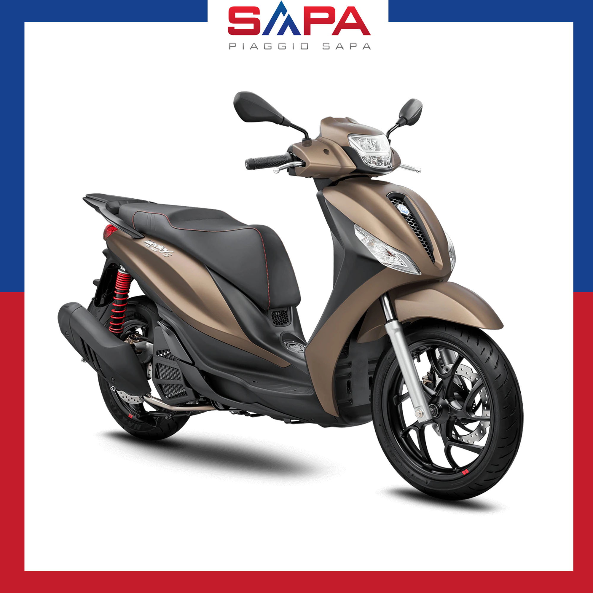 Xe Tay Ga Piaggio Medley S 125 Màu Đồng Marrone Terra