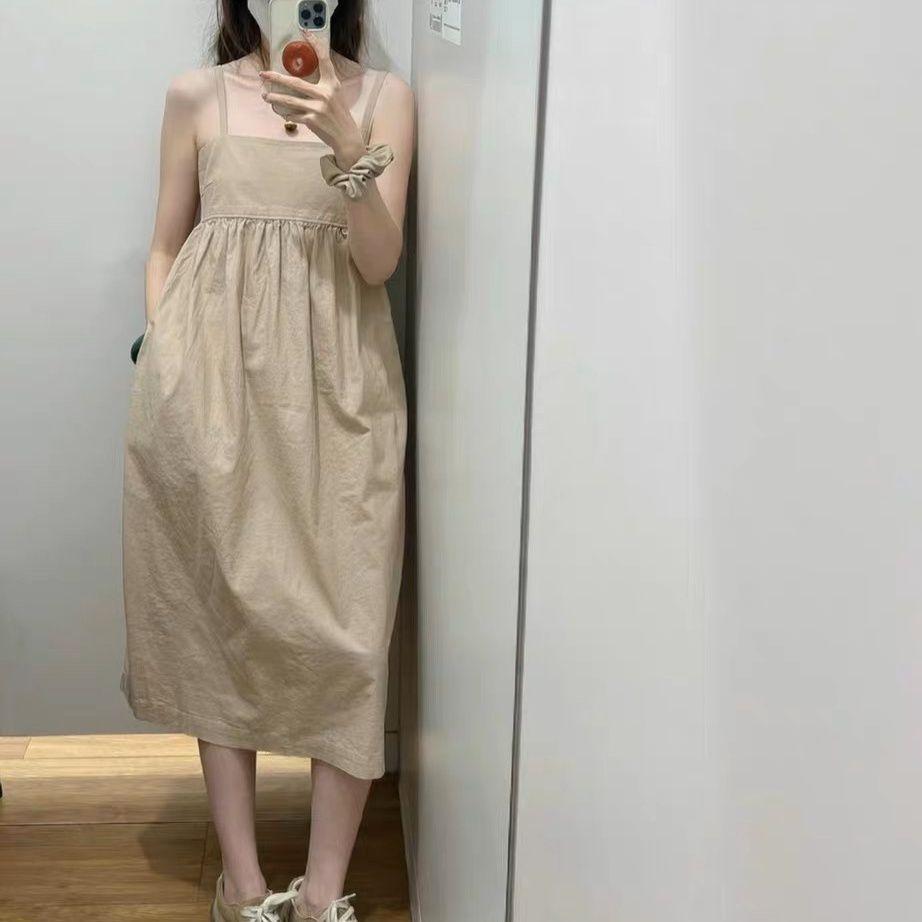 CHENGRUI Váy dài bãi biển, váy siêu tiên, váy thắt lưng thon.