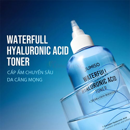 Nước hoa hồng cấp ẩm Jumiso Waterfull Hyaluronic Acid Toner (250ml) - Hàng chính hãng