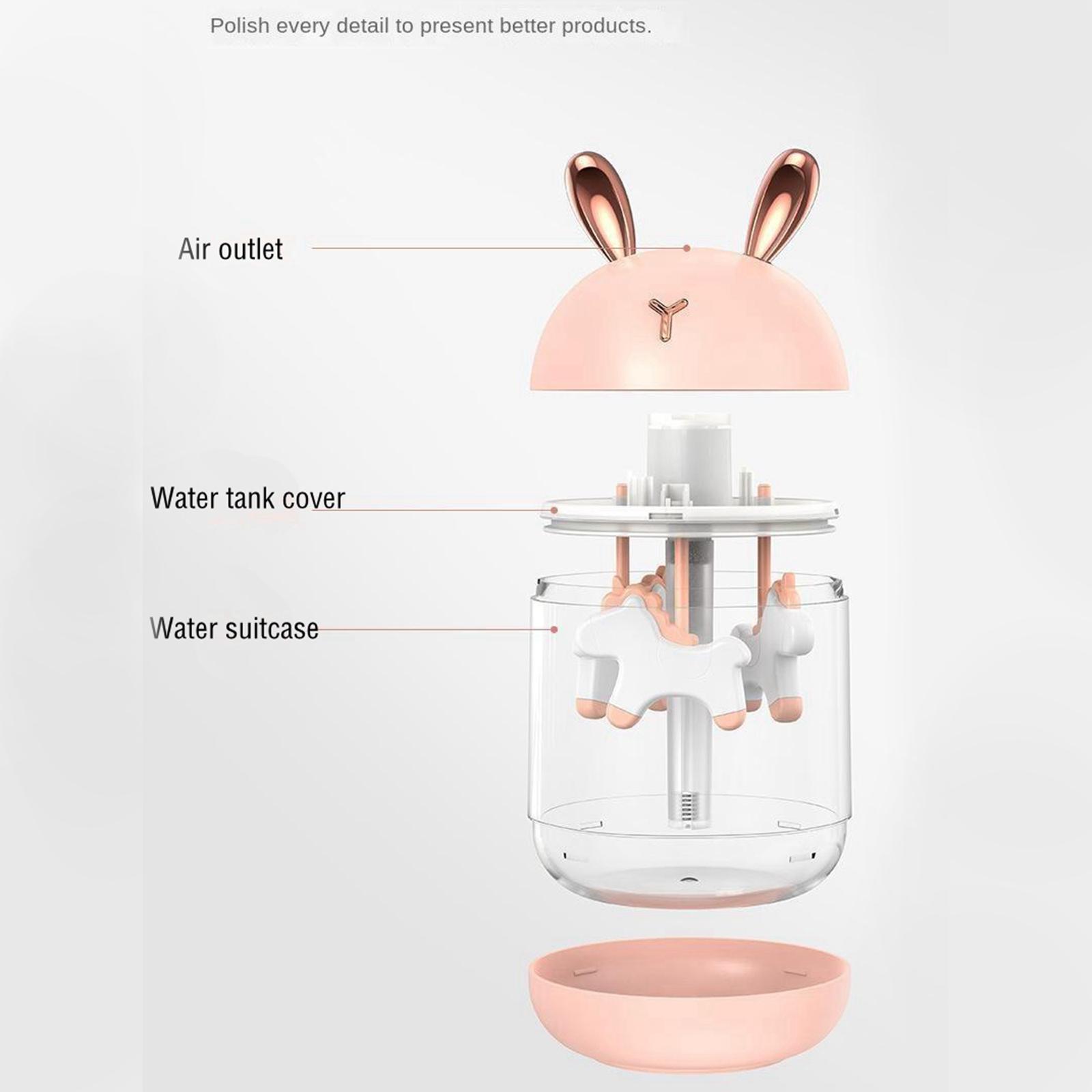 Cool Mist Humidifier Quiet Humidifiers for Bedroom & Small room - Adjustable - Auto-Shut Off, Humidifiers for Babies Nursery & Whole House