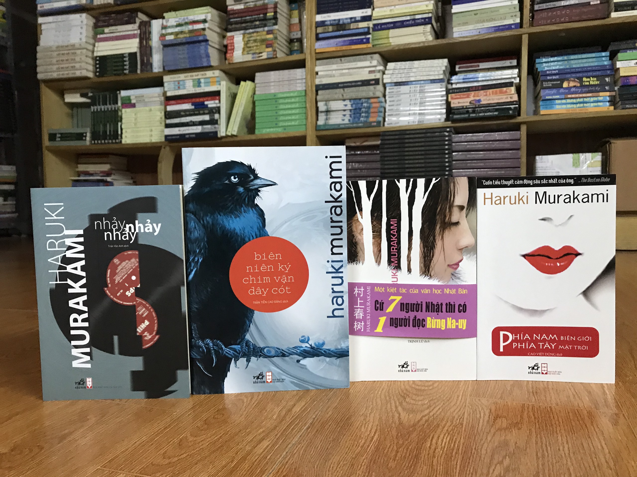 Combo sách của Haruki Murakami: Rừng Nauy + Biên Niên Ký Chim Vặn Dây Cót + Nhảy Nhảy Nhảy + Phía Nam Biên Giới, Phía Tây Mặt Trời