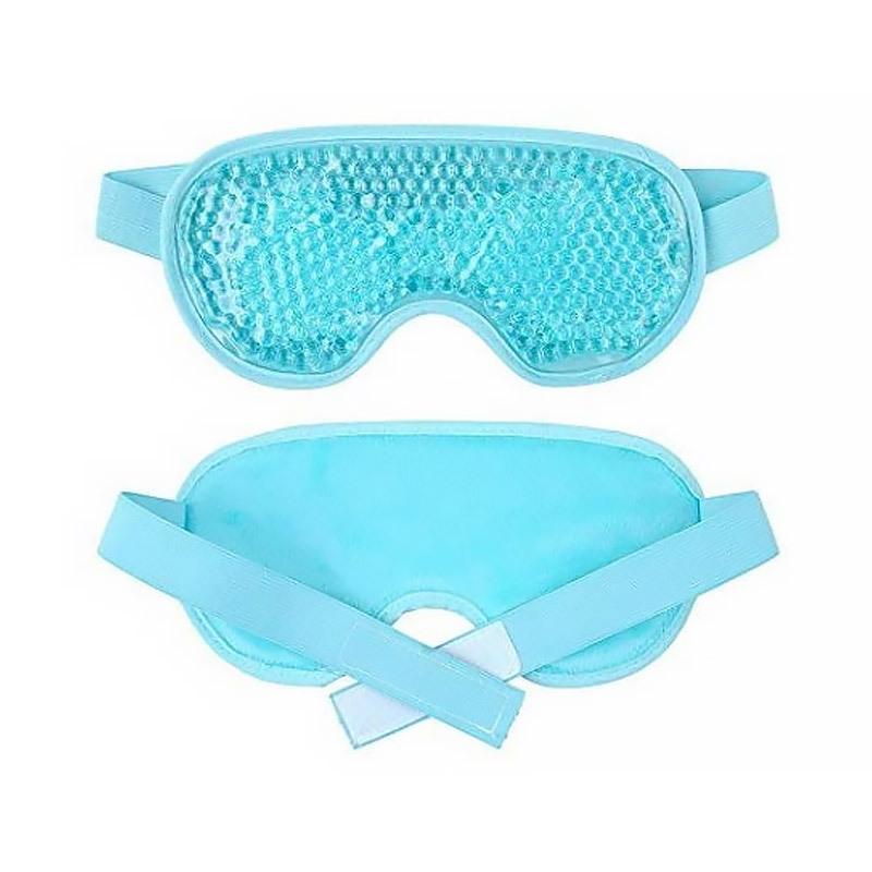 Mặt nạ mắt tái sử dụng với các hạt gel để trị liệu nóng lạnh, Mặt nạ mắt lạnh cho mắt sưng húp Mắt khô và nhức đầu