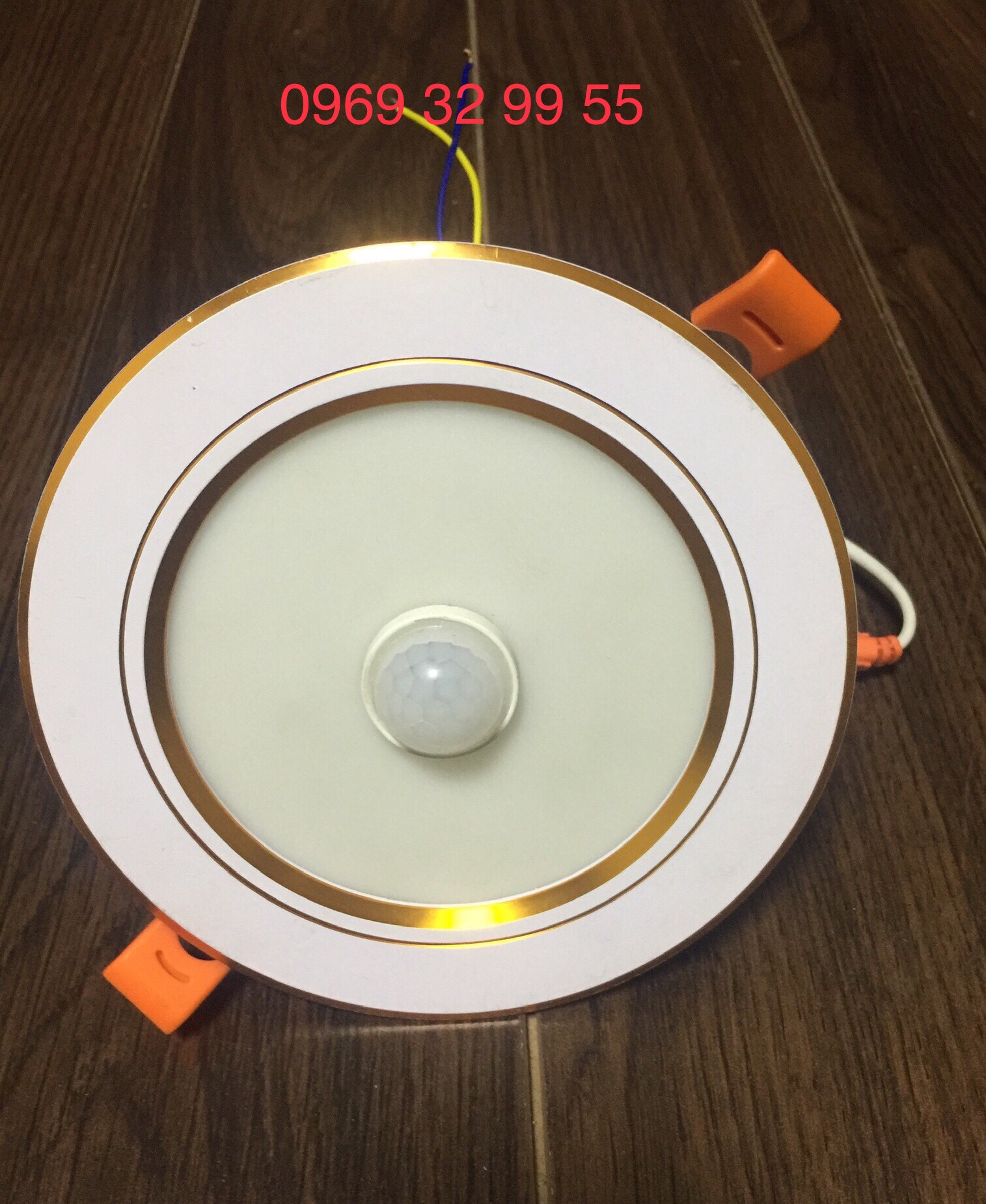 Đèn âm trần Cảm Biến Chuyển động 12W, Phi 110mm, Đèn Âm Trần Cảm Biến Ánh Sáng, Điện220V