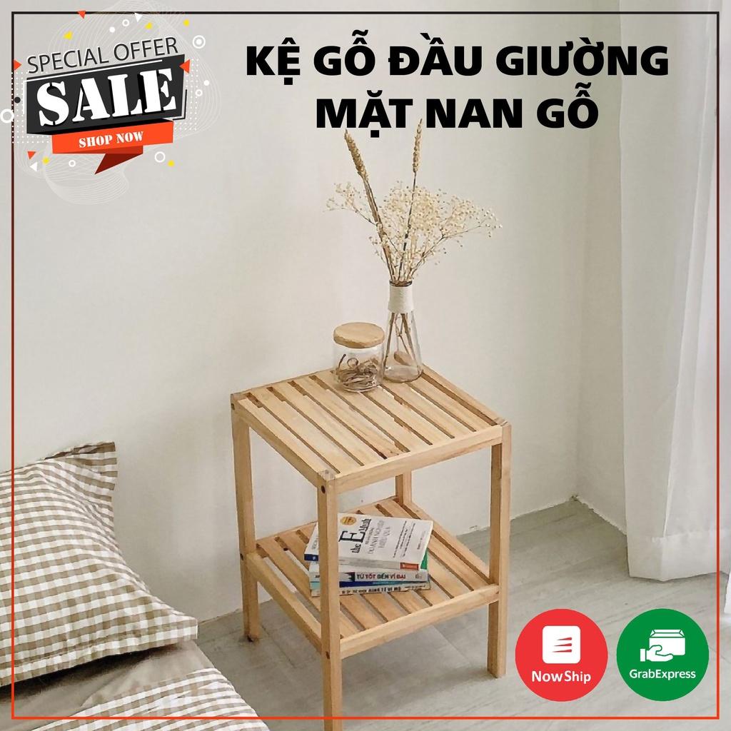 Tủ Gỗ Đầu Giường 2 Tầng Mini Cao Cấp