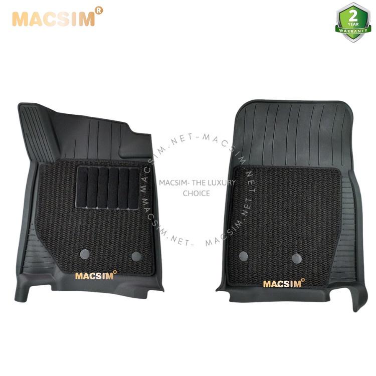 Thảm lót sàn 2 lớp xe ô tô TOYOTA LAND CRUISER 2009- đến nay Nhãn hiệu Macsim 3W chất liệu nhựa TPE đúc khuôn cao cấp