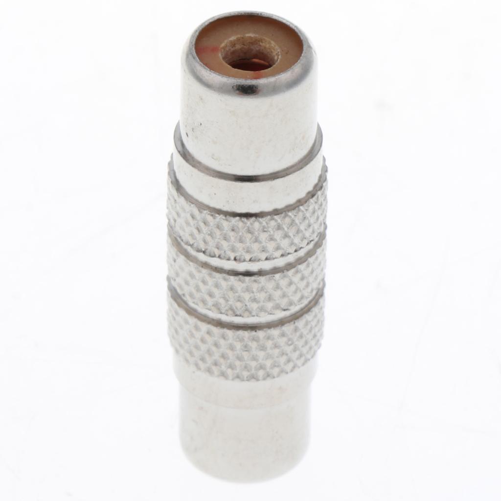 5 Packs Universal Audio Video Gold RCA Female to Female Coupler Adapter