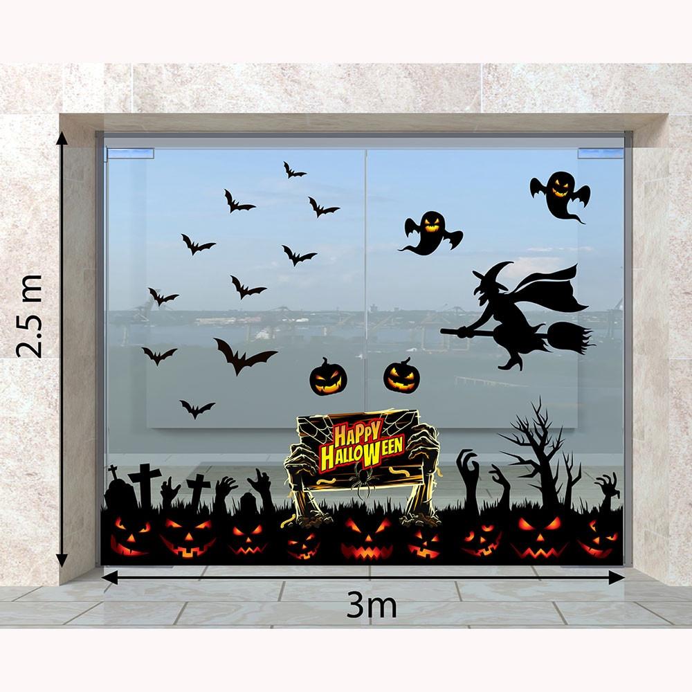 DECAL TRANG TRÍ HALLOWEEN 2022 COMBO