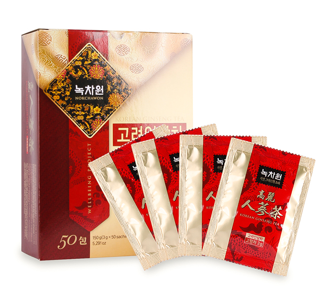 Trà Nhân Sâm Hàn Quốc Nokchawon Korean Ginseng Tea (3g x 50 gói)