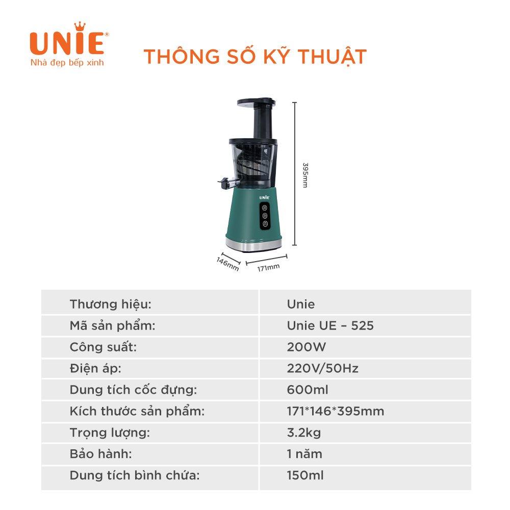 Máy ép chậm mini UNIE UE-525 - Hàng chính hãng