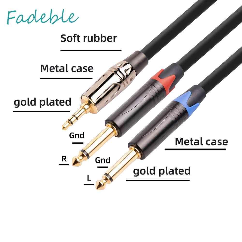 Cáp ChuyểN ĐổI Âm Thanh 3.5mm ĐầU CắM Sang ĐầU CắM 6.35mm -