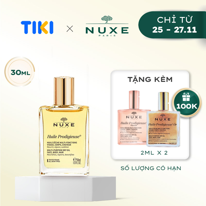 Dầu khô đa năng Nuxe Huile Prodigieuse 30ml