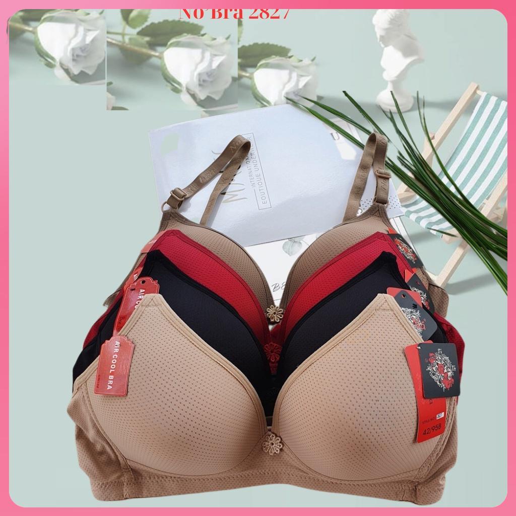 Áo ngực thông hơi - No' bra  N2827 , không mút, không gọng, mặc thoải mái - Da