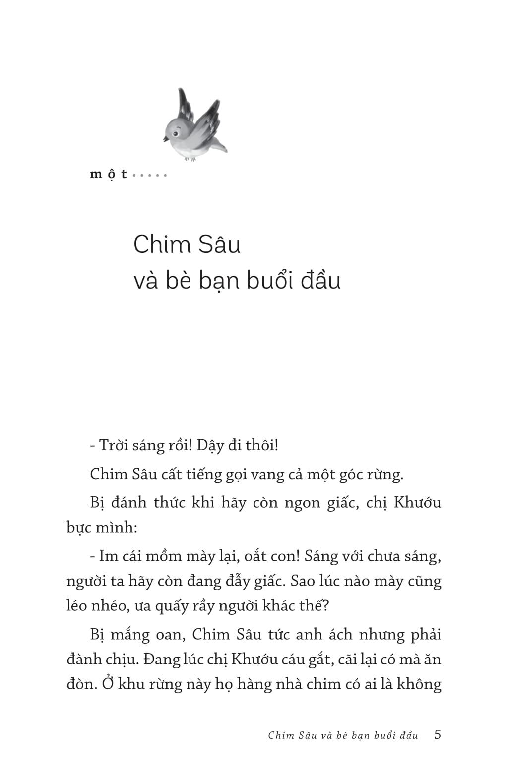 Sách - Văn Học Thiếu Nhi - Chim Sâu Và Bè Bạn Ở Rừng