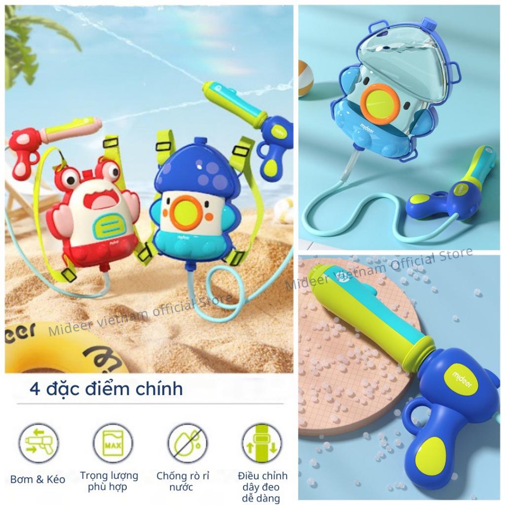 Súng phun nước đồ chơi Mideer Backpack Water Gun MD6230