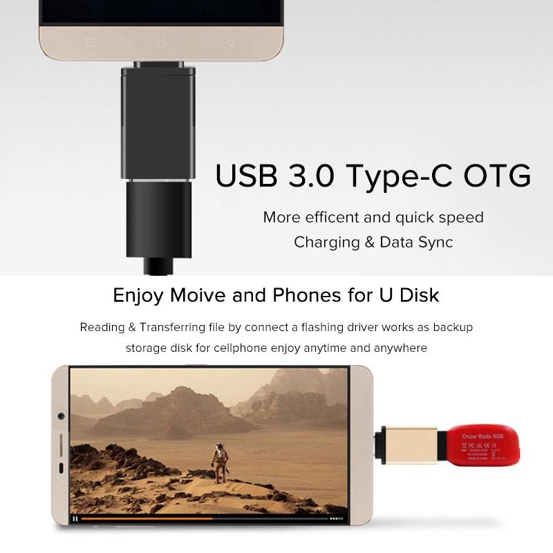 Đầu chuyển đổi Type-C sang USB 3.0 cho điện thoại, Macbook