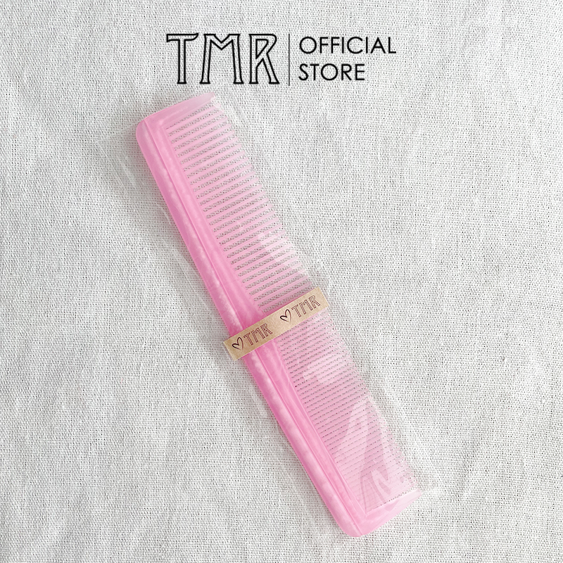 TMR-Lược nhựa chải tóc 2 răng tiện dụng,4 Màu