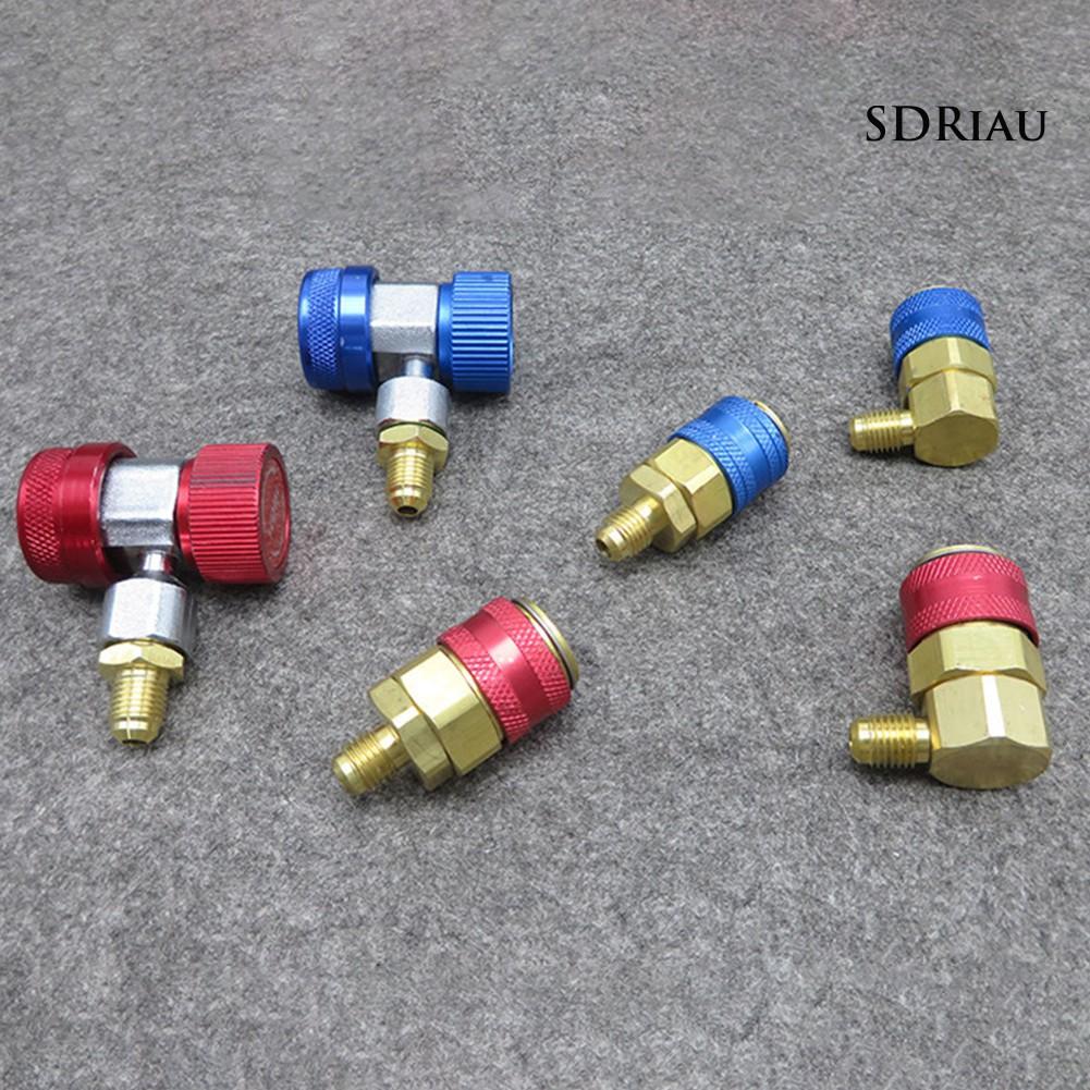 Set 2 Đầu Nối R134A H / L Cho Tủ Lạnh Ô Tô