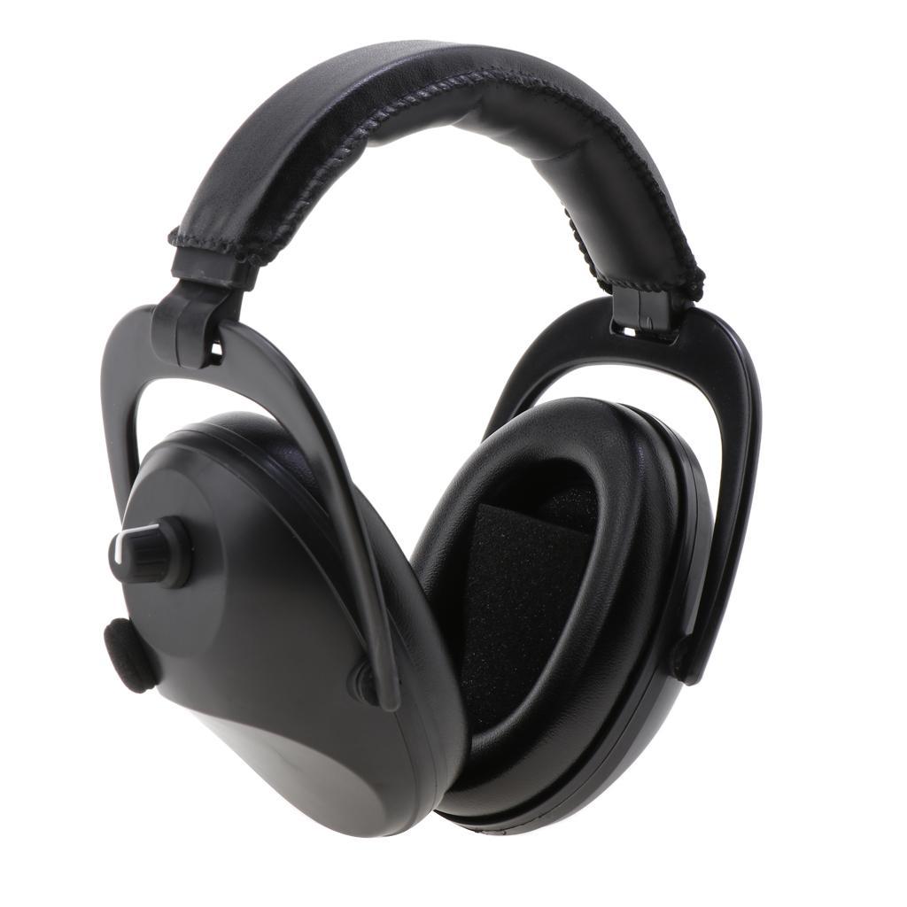 Electronic Shooting Earmuff, Professional Sound Amplification Noise Protection Ear Muffs, NRR 22 dB Great for Men Women Shooting and Hunting