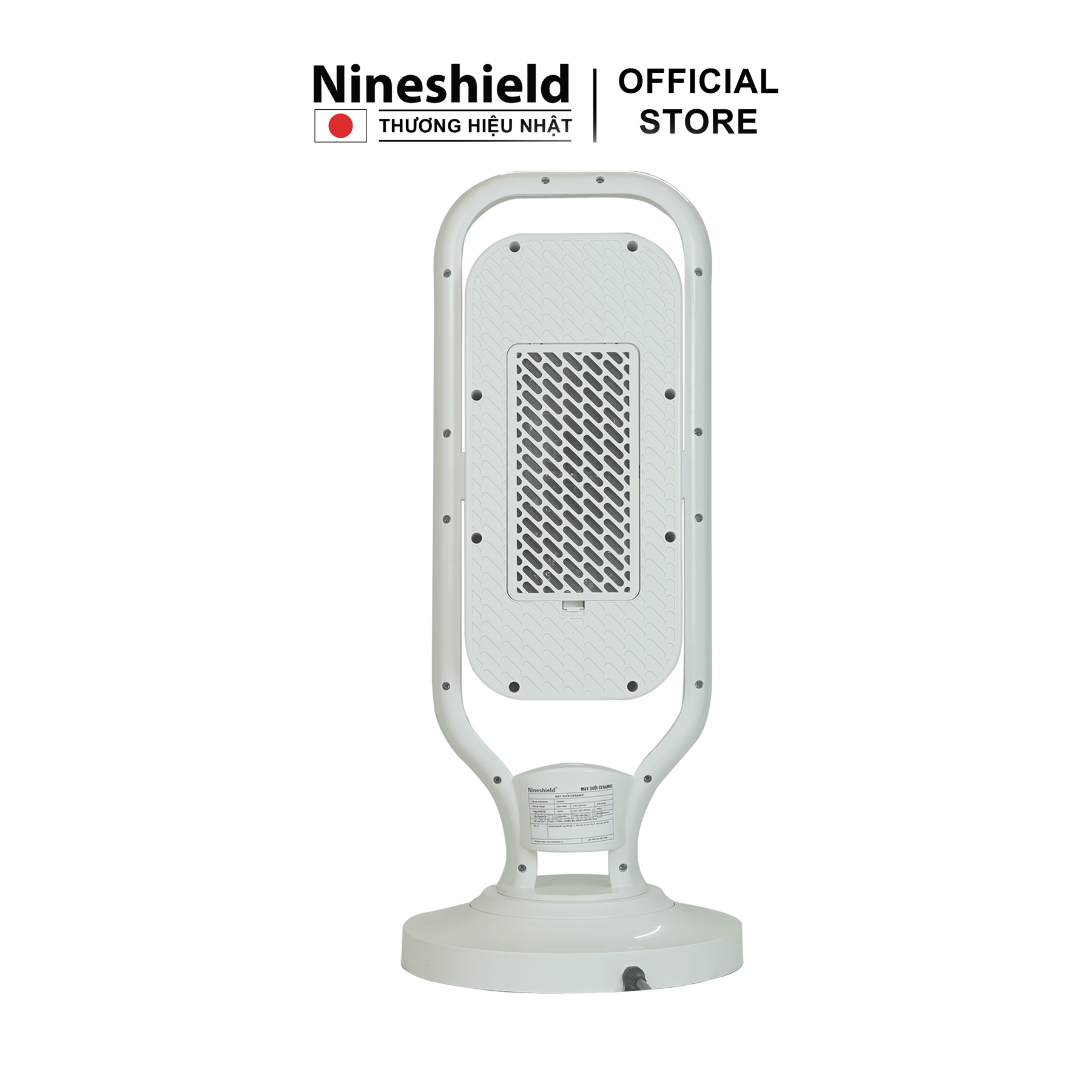 Máy sưởi gốm hàng chính hãng Nineshield NS06SG