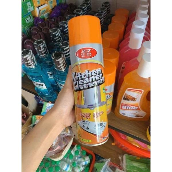 Bình xịt bọt tuyết tẩy rửa siêu sạch mầu cam kitchen cleaner