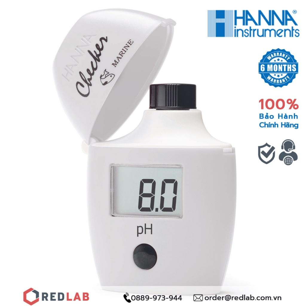 Thiết bị đo pH cho nước mặn Hanna HI780 | Checker đo pH bể cá từ 6.3 đến 8.6 pH, bảo hành 6 tháng 