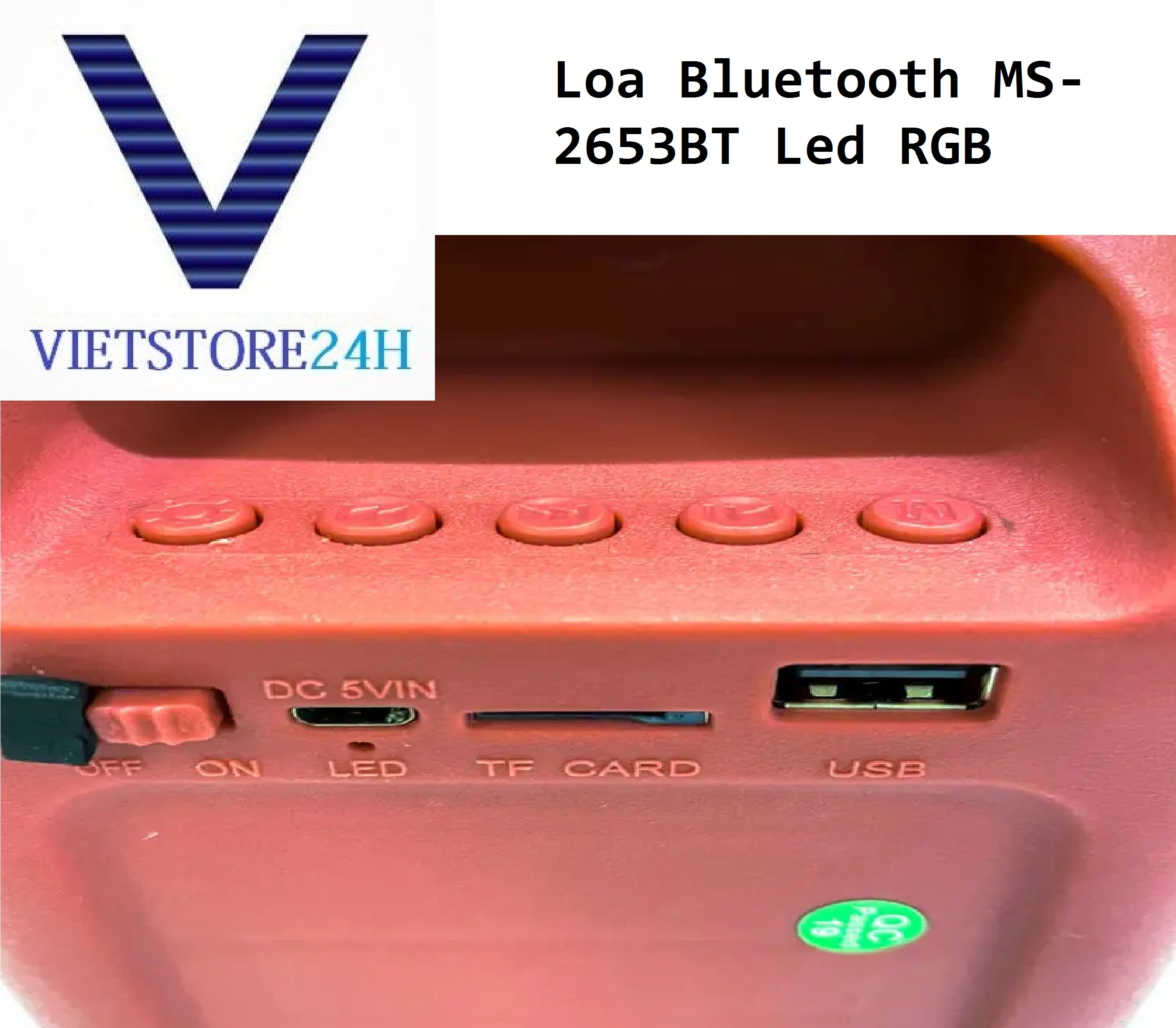 Loa Bluetooth MS-2653BT Led RGB VT