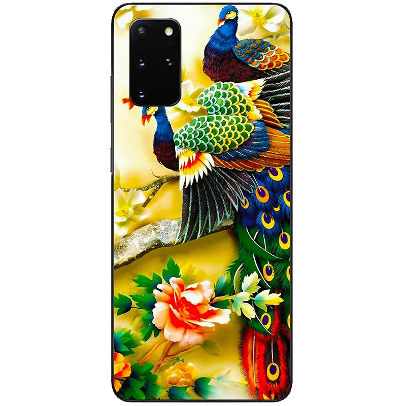 Ốp lưng dành cho Samsung S20 Plus, S20+ mẫu Chim công
