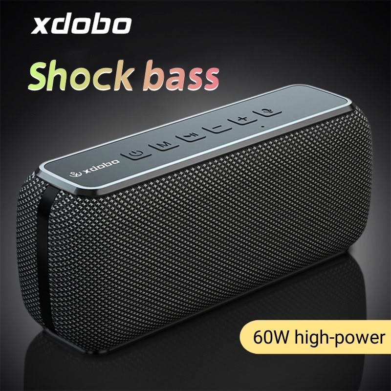 XDOBO X8 60W loa bluetooth cầm tay công suất cao với loa siêu trầm Wireles IPX5 ngoài trời không thấm nước TWS 15H Thời gian chơi Caixa de Som Color: X8 III