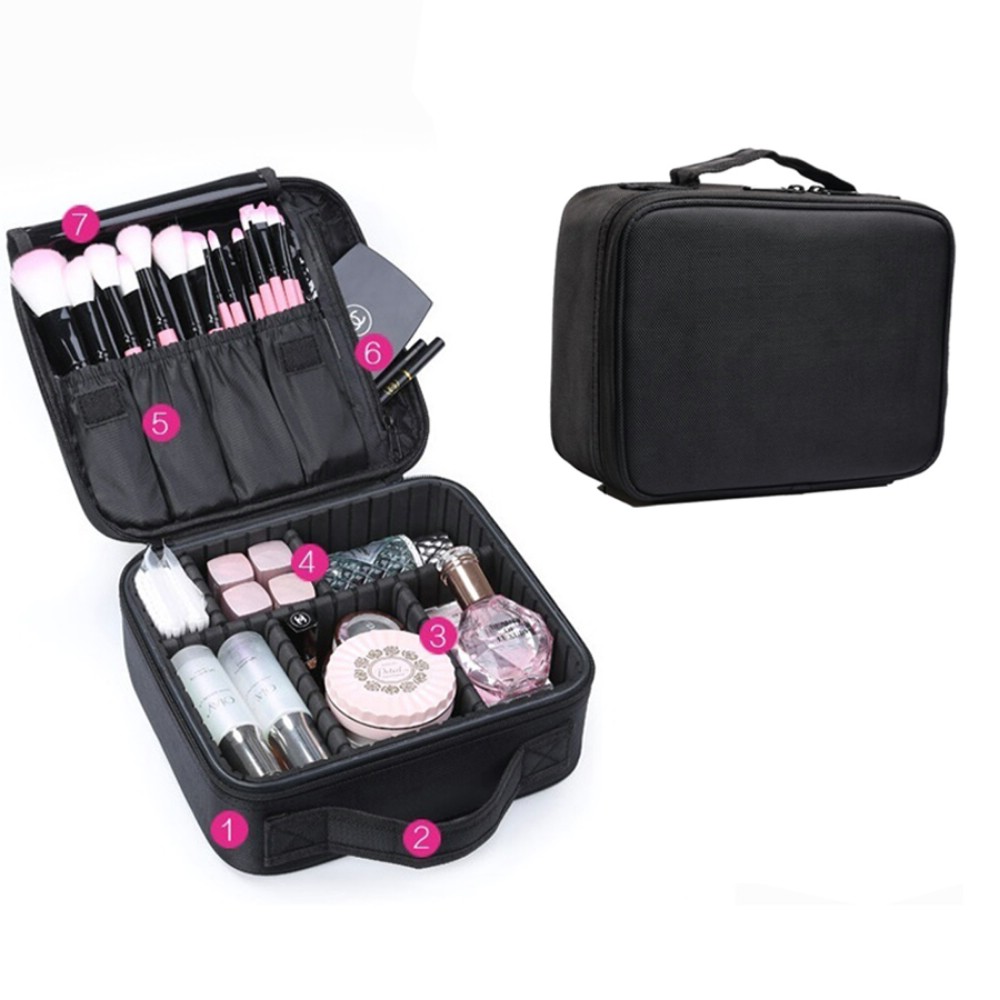 Cốp Vali Size Nhỏ Vải Dù Không Thấm Nước Đựng Đồ Makeup Đồ Nối Mi Tiện Lợi Các Ngăn Xếp Tùy Ý Kích Thước 26x22x12cm, Nhiều Màu, Độ Bền Cao, Tay Cầm Chắc Chắn, Chia Ngăn Linh Hoạt,