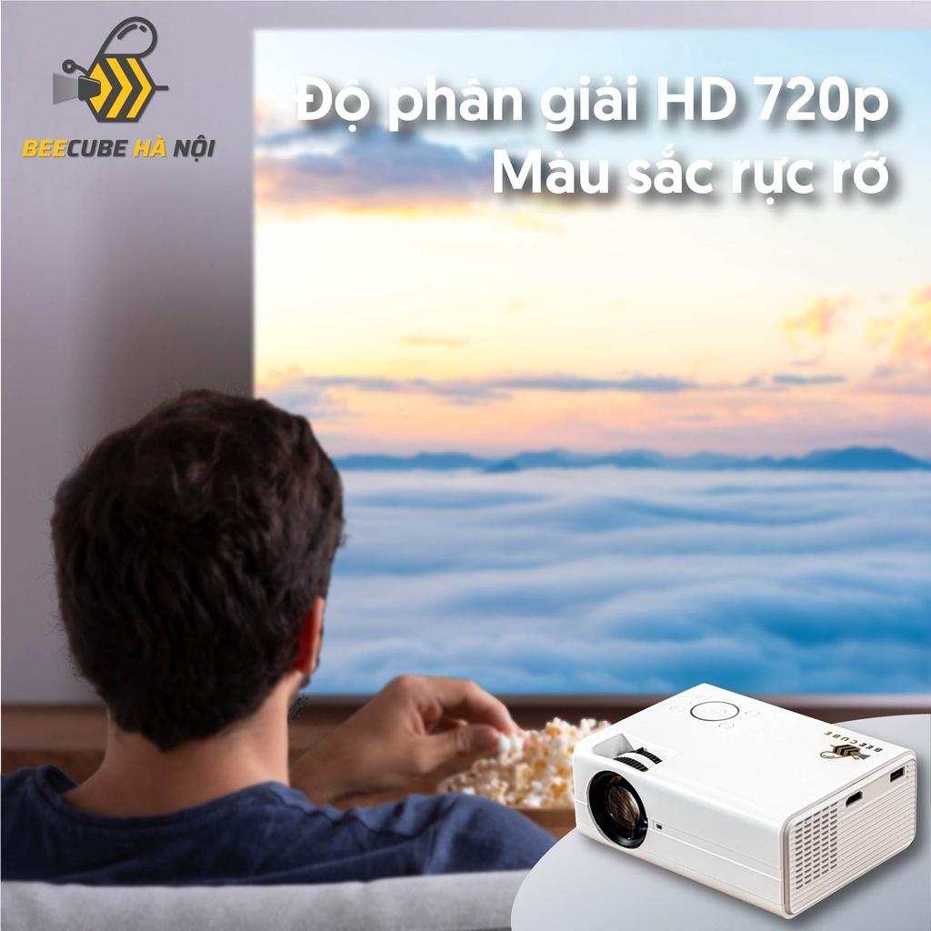 Máy Chiếu Phim Mini Beecube X1 -HD 720p - Hệ Điều Hành Android TV - Kết Nối Wifi - Bảo Hành 12 Tháng