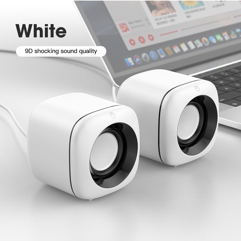 Loa máy tính USB cho máy tính xách tay PC SubwoDat Color: White