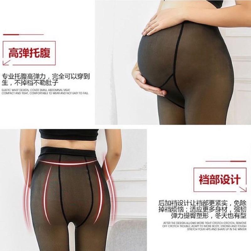 Quần tất 3D bầu