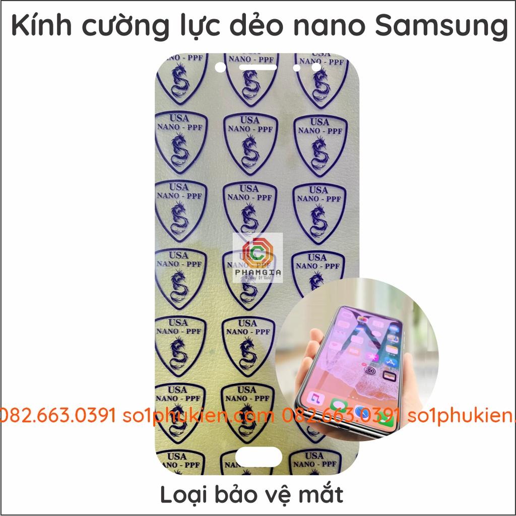 Cường Lực Dẻo Nano cho Samsung A9 2018 / A7 2018 / A6 / A6Plus / J7pro/ J7 prime / J6Plus / J4Plus / J4 chống vỡ
