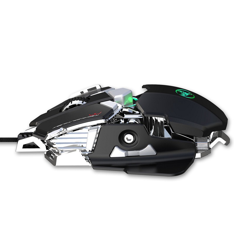 Chuột cơ gaming led RGB 6400DPI - J600 mechanical Gaming mouse