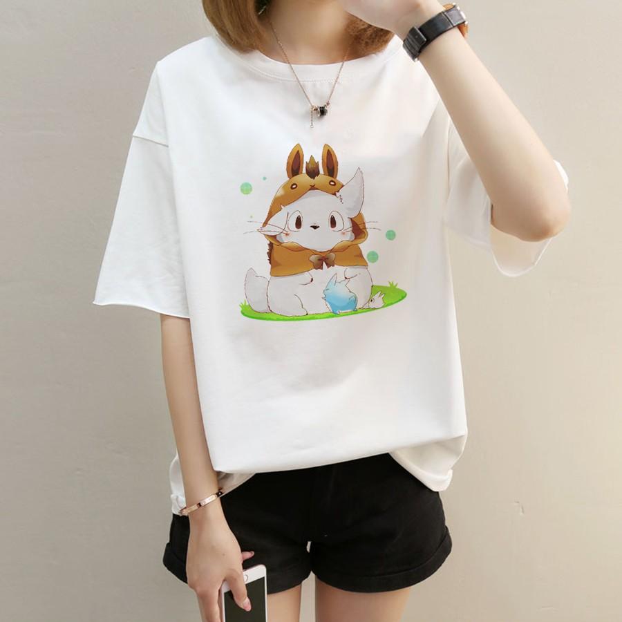 Áo Thun Tay Lỡ Nam_Nữ Unisex Mèo Dễ Thương Xinh Xắn