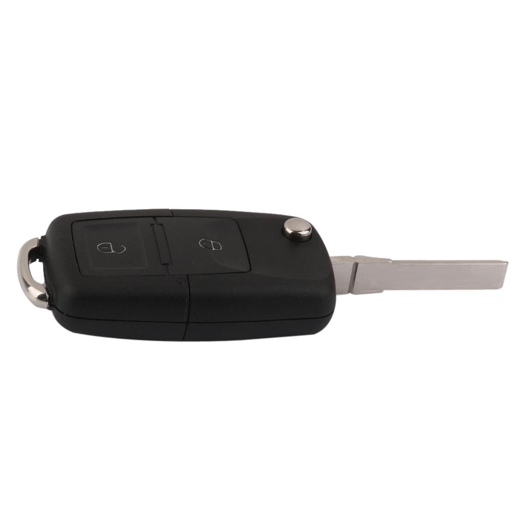 2 BUTTON FLIP KEY REMOTE FOB SHELL CASE REPLACEMENT for VW GOLF