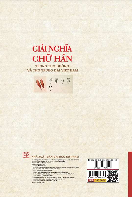 Giải nghĩa chữ Hán trong thơ Đường và thơ trung đại Việt Nam