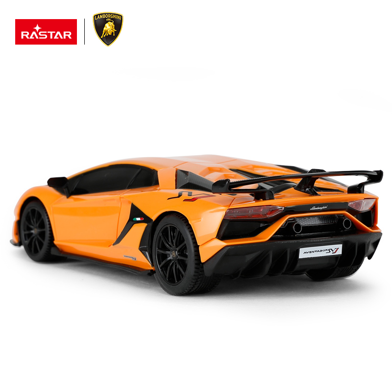 Đồ chơi điều khiển RASTAR Xe điều khiển 1:24 Lamborghini Aventador SVJ_màu Cam R96100/ORA