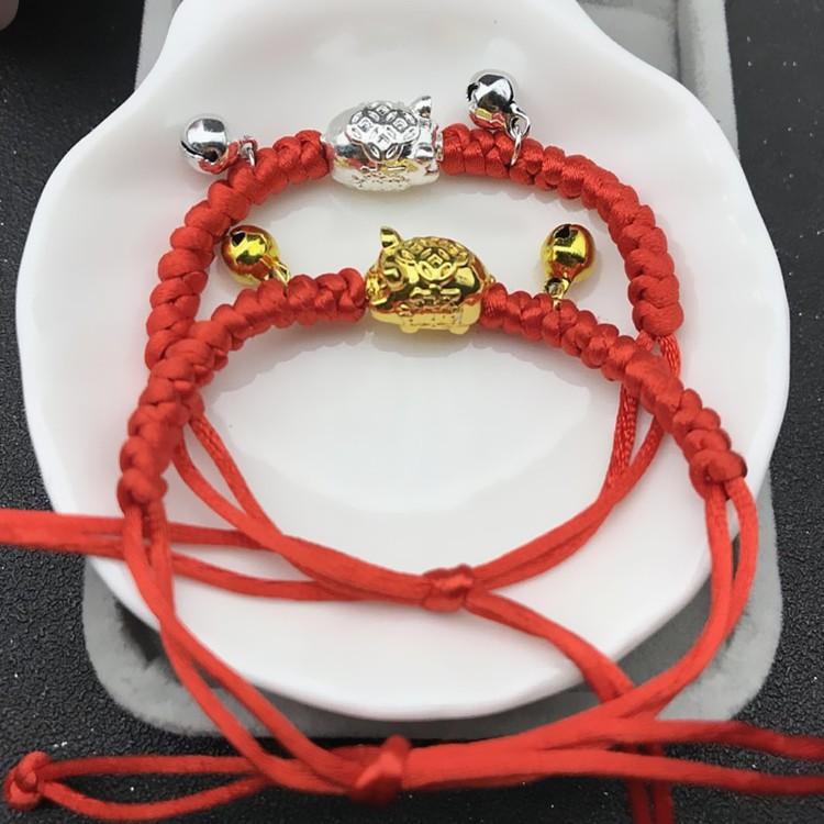 VÒNG TAY MAY MẮN HEO LỤC LẠC VT04
