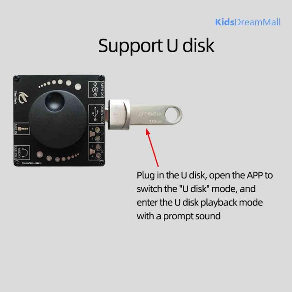 Mới Mô Đun Khuếch Đại Âm Thanh Bluetooth Siêu Trầm XY-AP15H 20Wx2