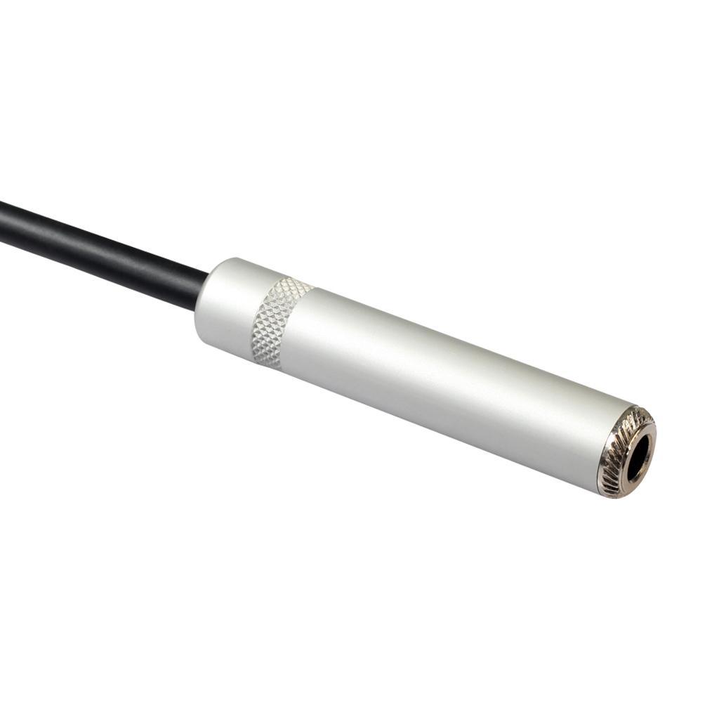 2 x Balanced 3-Pin XLR Male to 6.35mm Female /Male Stereo Audio Cable