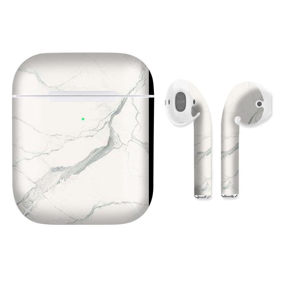 Miếng dán skin cho AirPods in hình đá xám - dah005 (AirPods ,1 2, Pro, TWS, i12)