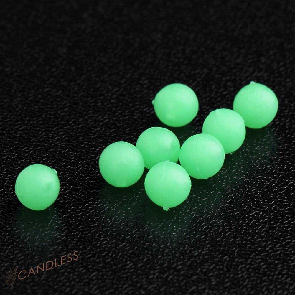 Set 100 Hạt Mồi Câu Cá Giả Dạ Quang 5mm