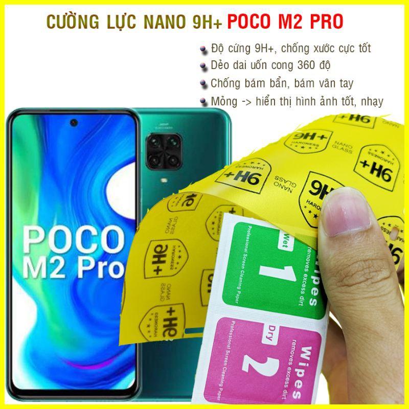 Dán cường lực dẻo nano dành cho Xiaomi Poco M2 Pro