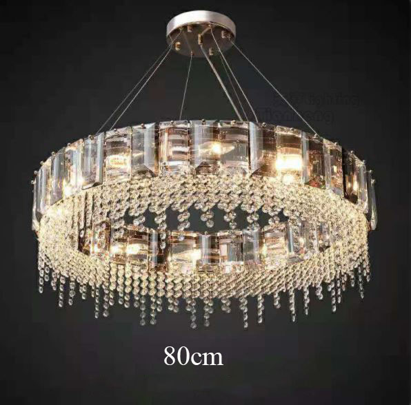 Đèn chùm PESTRO pha lê sang trọng trang trí nội thất hiện đại